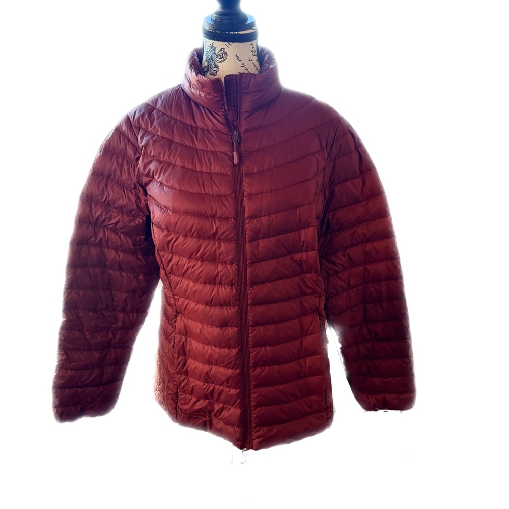 32 Degrees Women's Puffer Jacket - Rust Size Medium